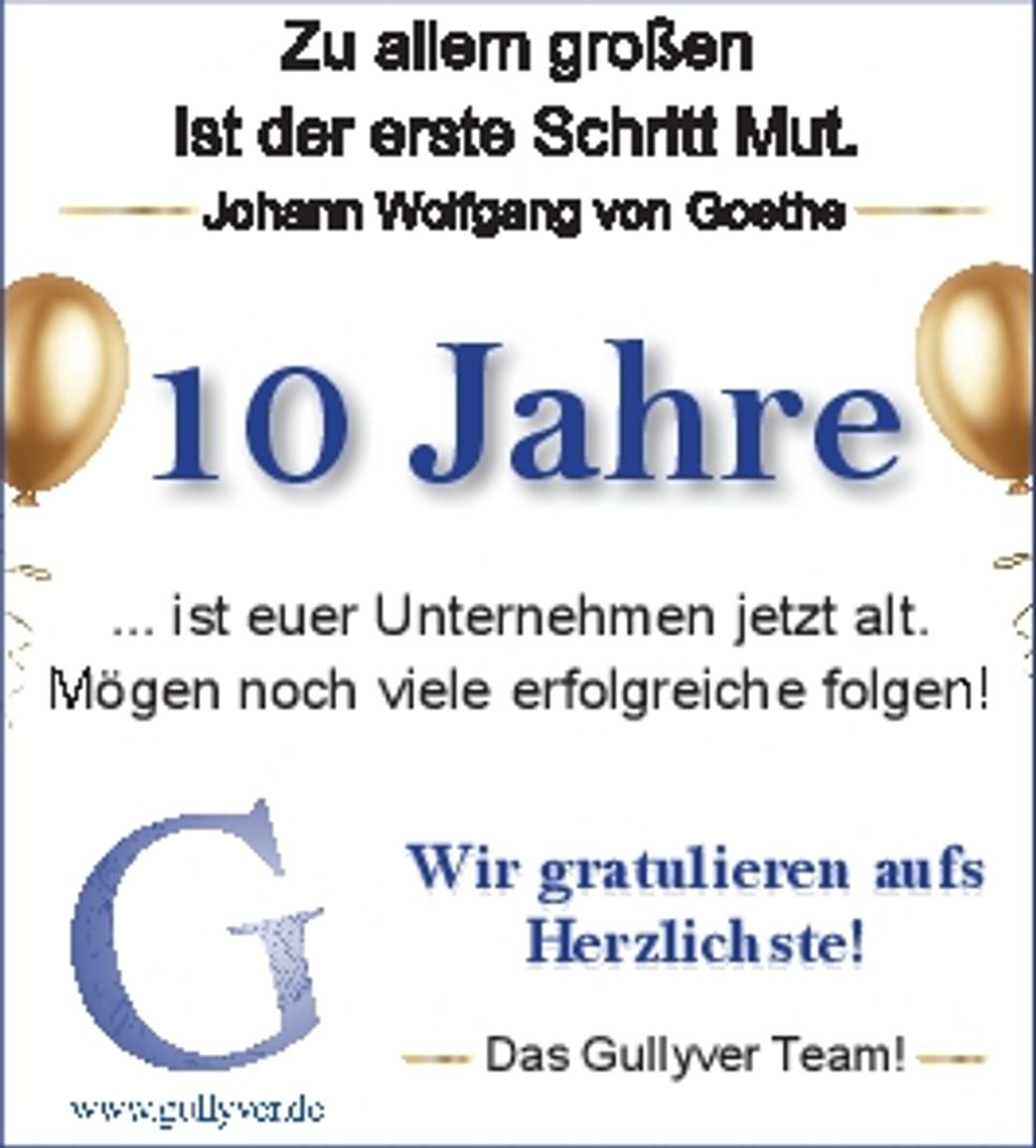 Glückswunsch