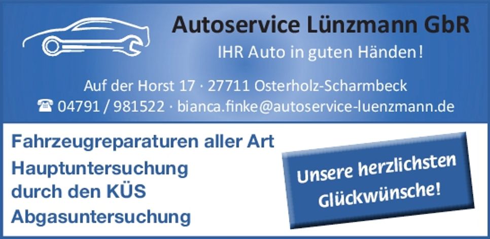 Image Glückwunsch Feuerwehr Pennigbüttel