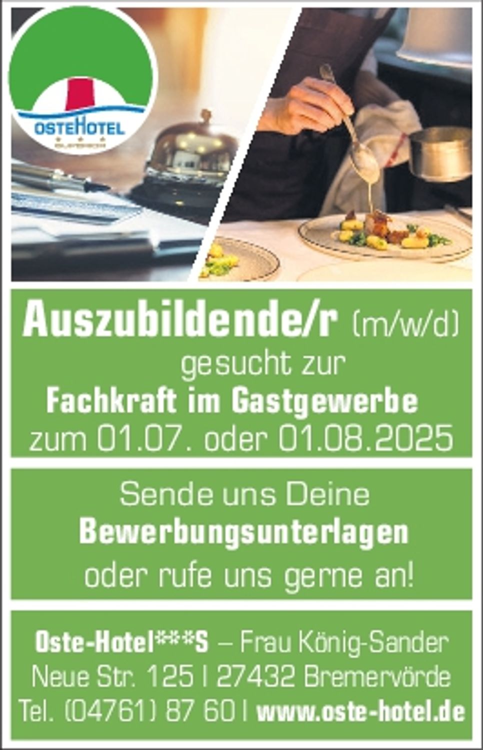 Fachkraft Gastronomie