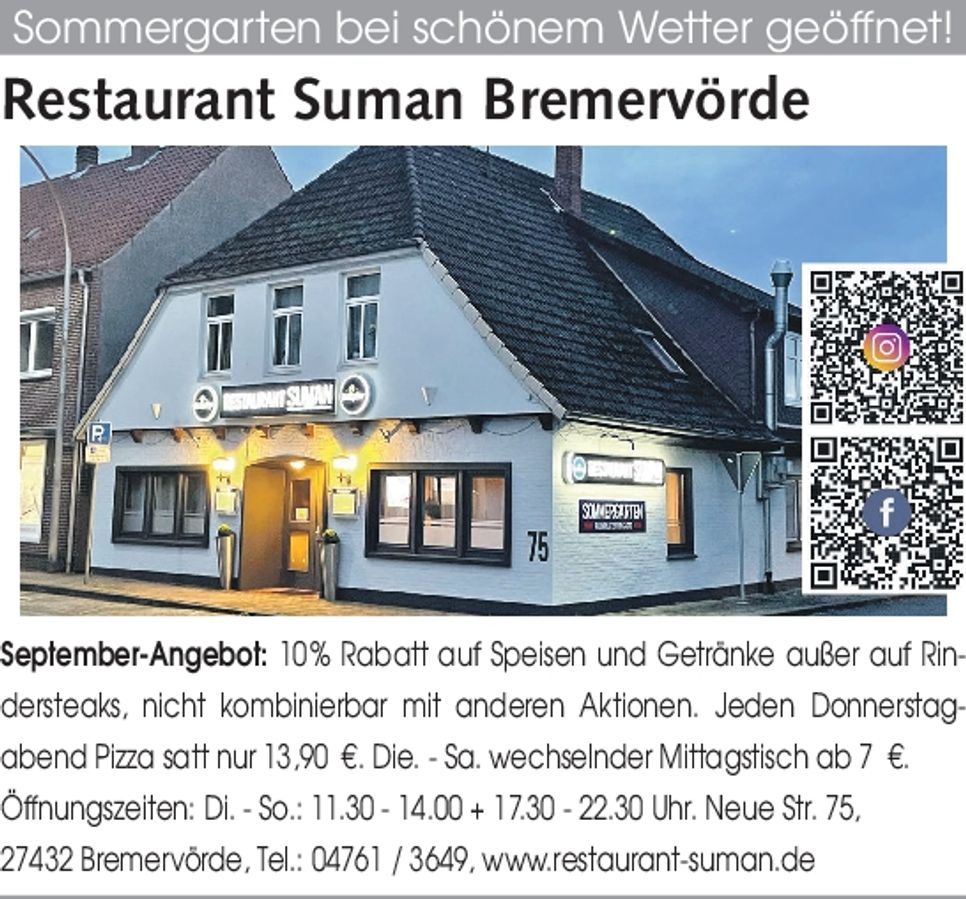 September Angebot