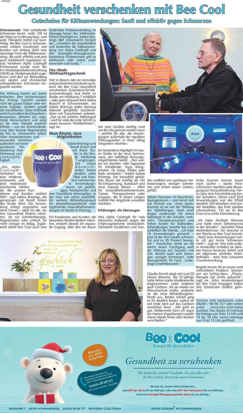 Gesundheit verschenken