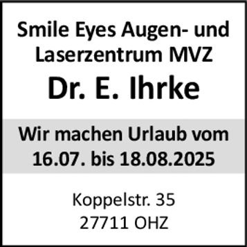 Praxisurlaub 2025