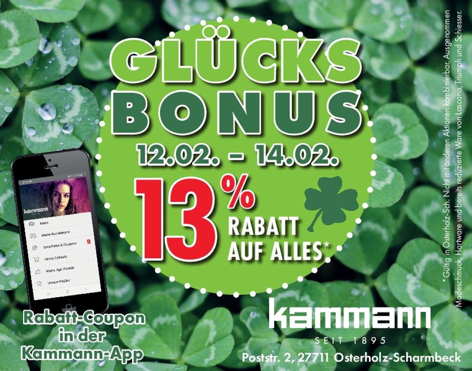 Glücksbonus OHZ Anzeiger