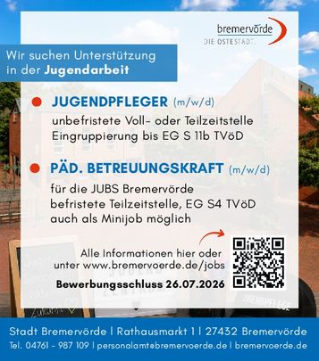 Jugendpfleger/ Päd. Betreuungskraft 