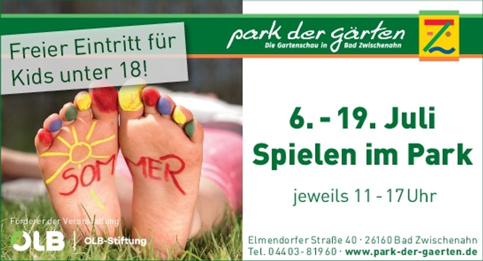 Spielen im Park - 06.-19.7.2026