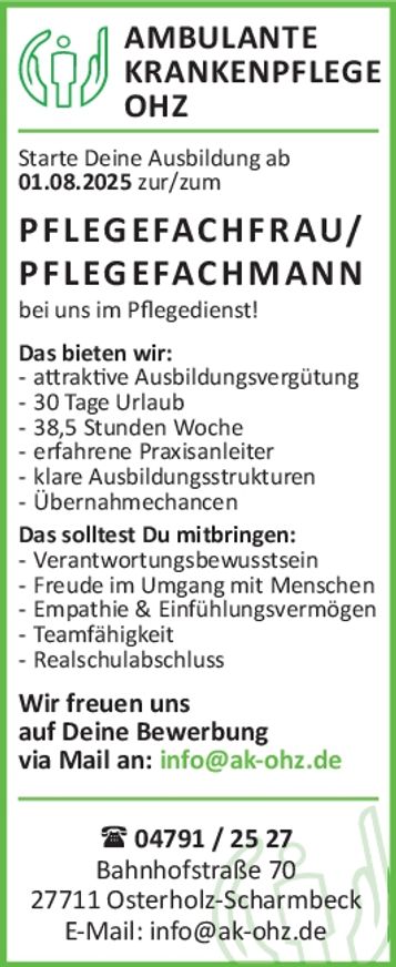 Azubi Pflegefachkraft