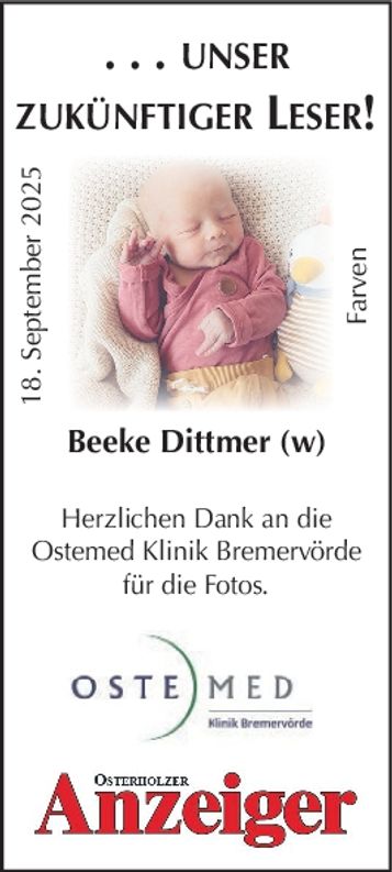 Babys Ostemed -  18.09.2025