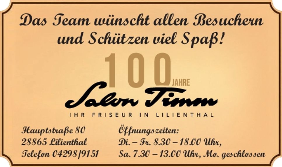 100 Jahre + Gruß