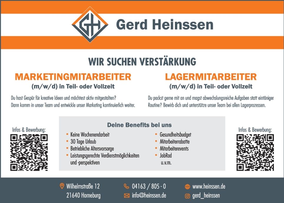 Mitarbeiter Marketing/ Lager 