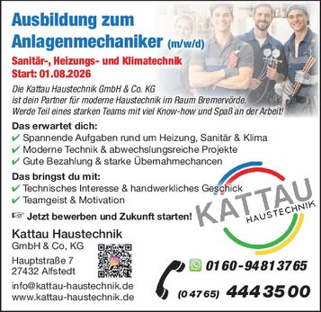 Azubi Anlagenmechaniker