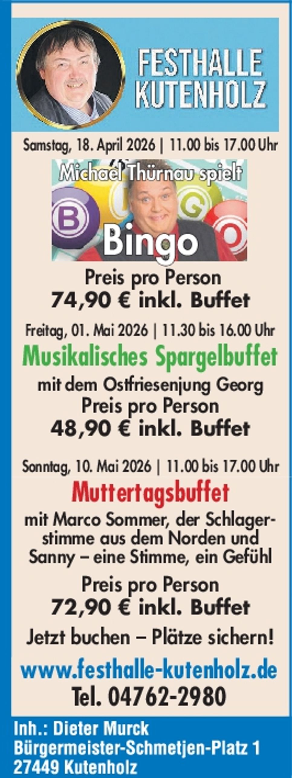 Bingo / Spargel / Muttertag