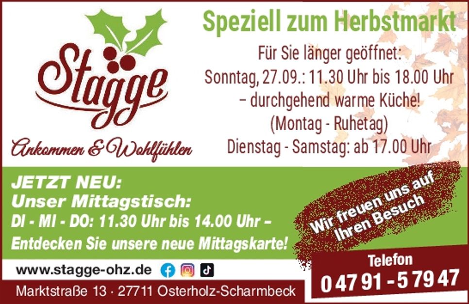 Image NEU Herbstmarktöffnungszeiten