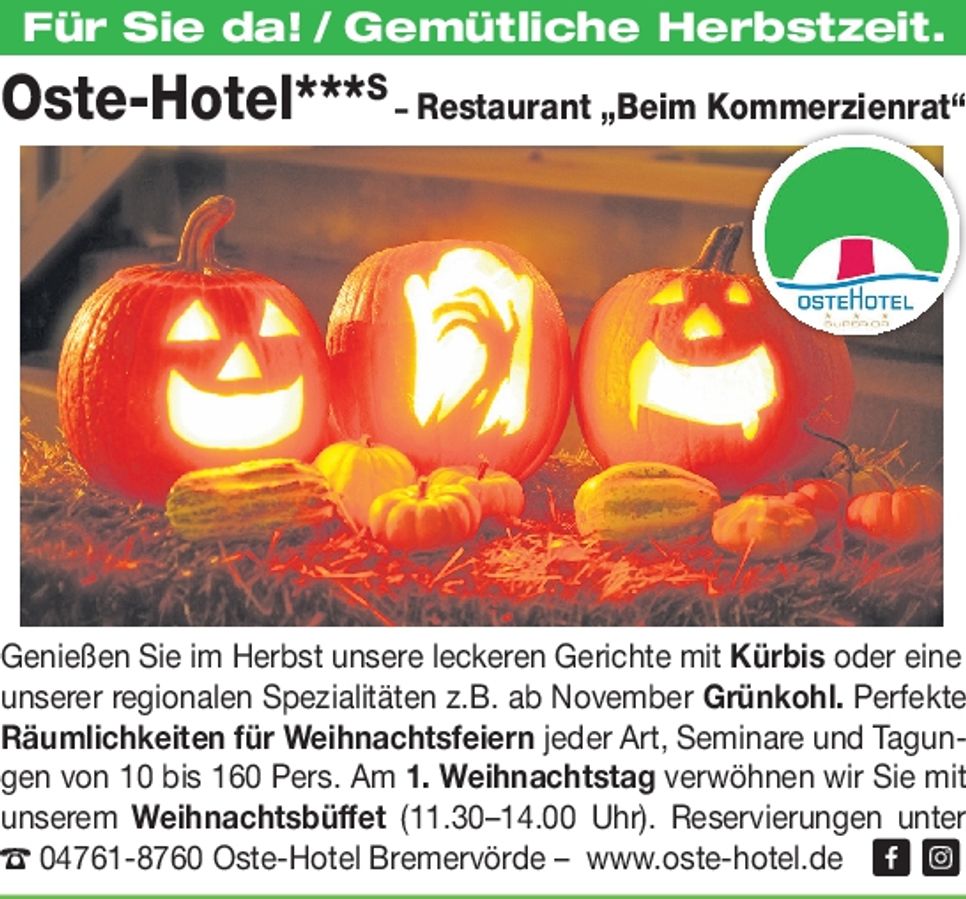 Genießen Sie im Herbst ....