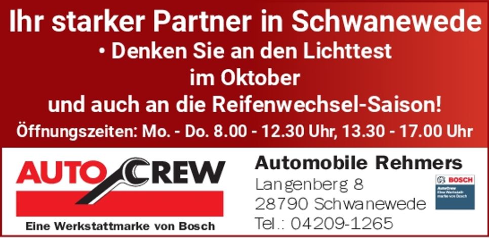 Lichttest und Reifenwechsel