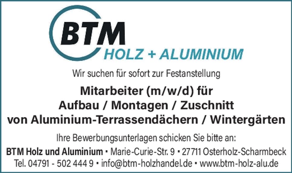 MA gesucht!