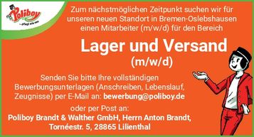Produktionshelfer m/w/d gesucht