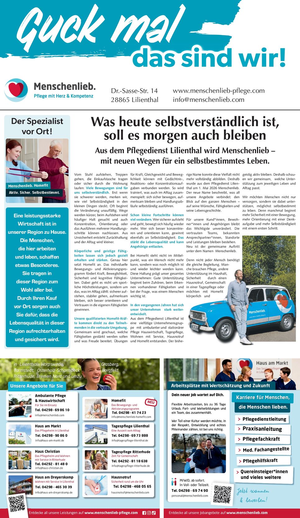 Anzeige Kampage Personalgewinnung