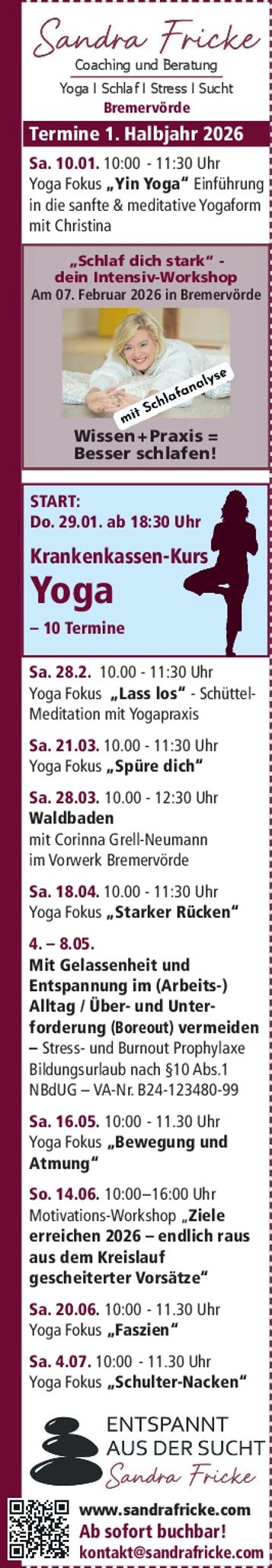 Kalender 1. Halbjahr