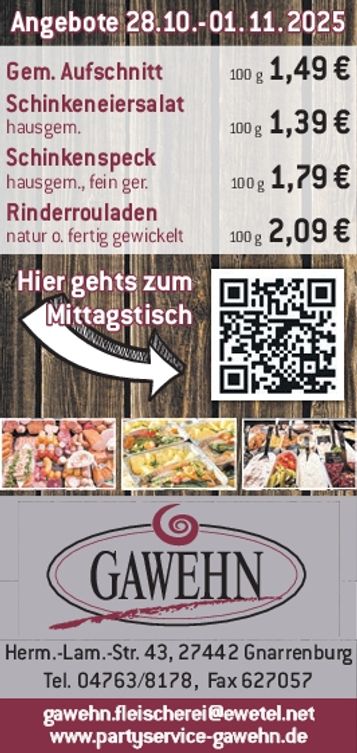 Angebote 28.10. - 1.11.25