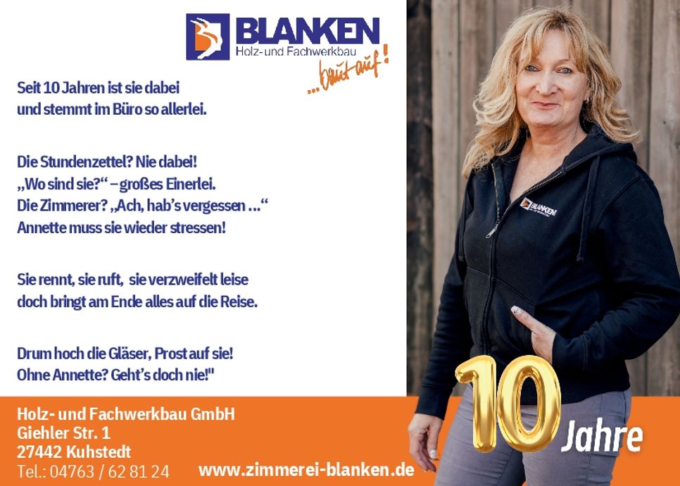 Herzlichen Glückwunsch Annette