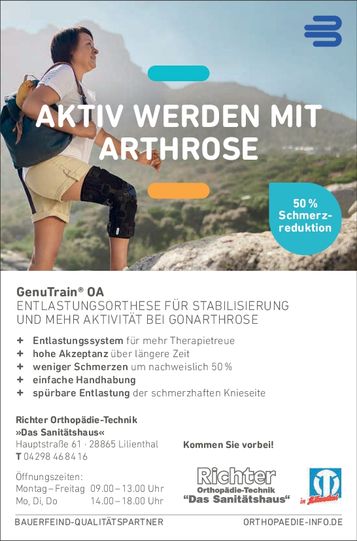 Aktiv werden mit Arthrose