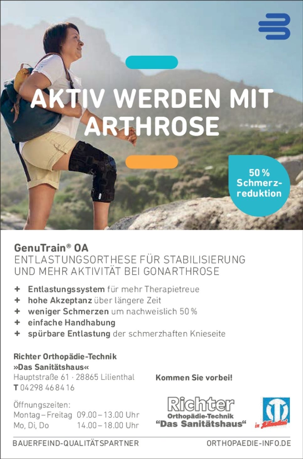 Aktiv werden mit Arthrose