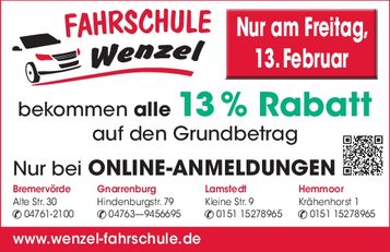 13 % auf den Grundbetrag