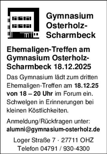 Ehemaligen Treffen am Gymnasium