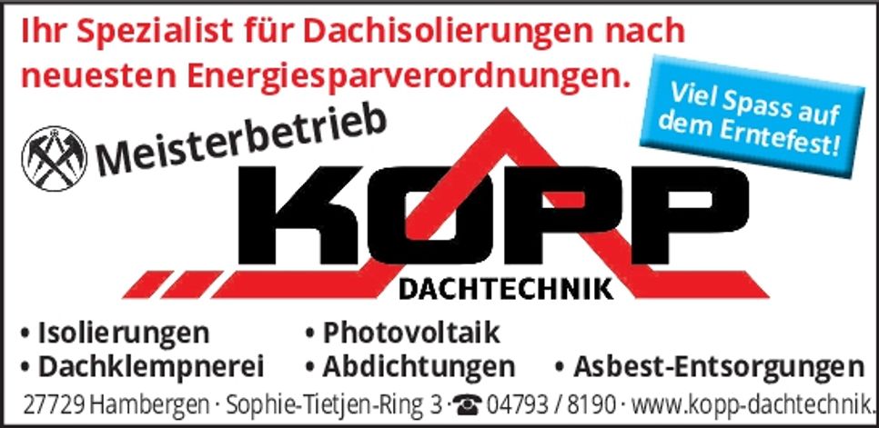 Ihr Spezialist für Dachisolierungen