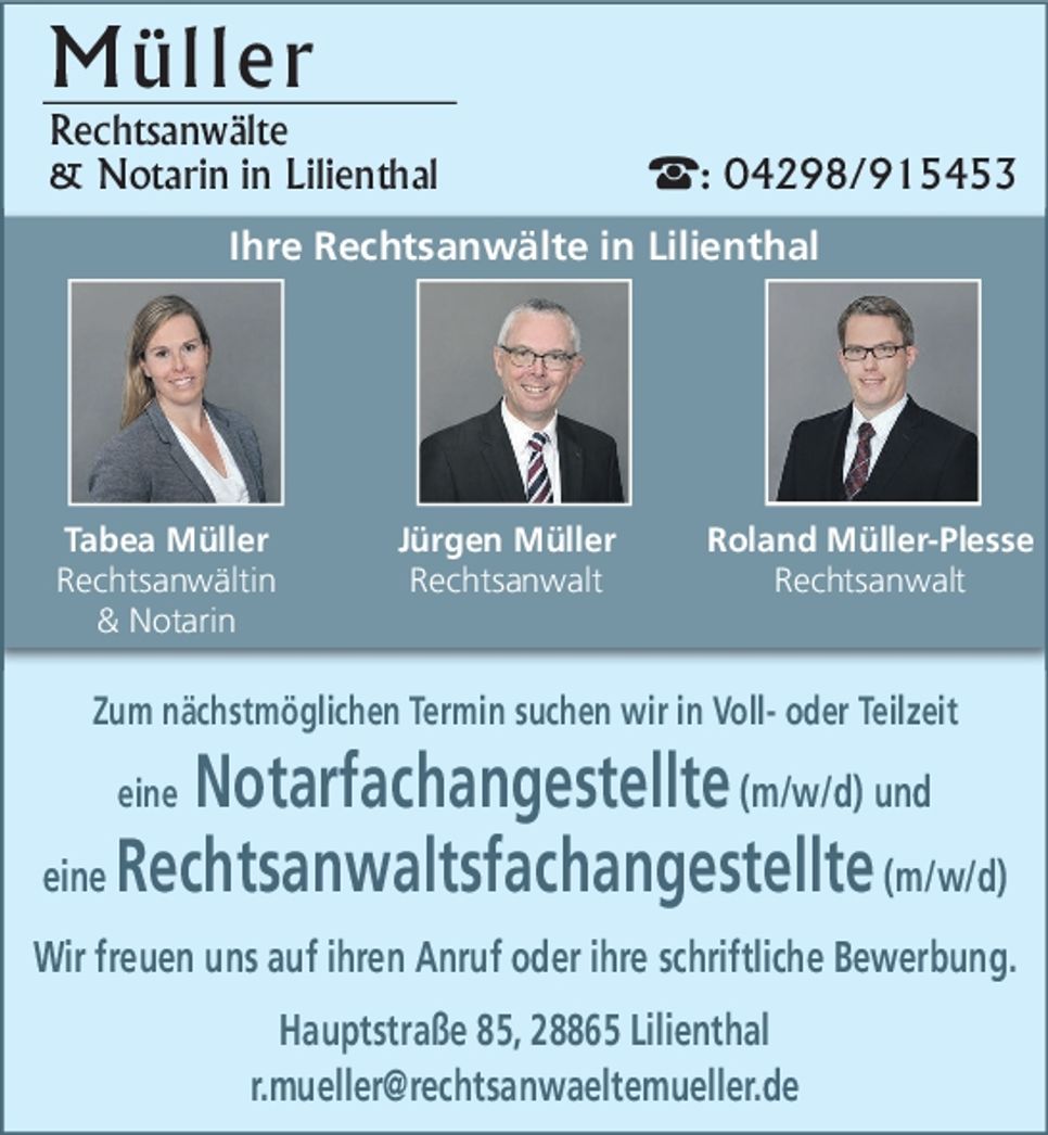 Notarangestellte/Rechtsanwaltsfachangest