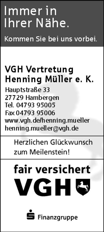 Glückwunsch Jubiläum