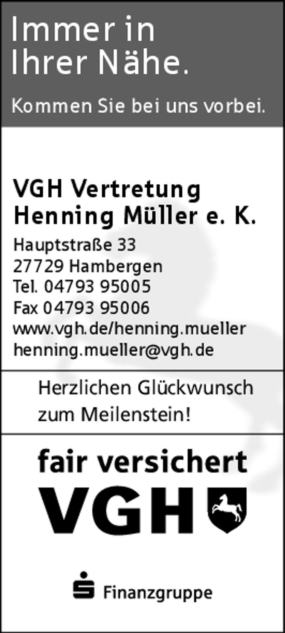 Glückwunsch Jubiläum Themsen