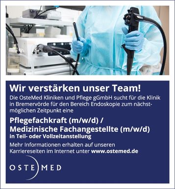 Plfegefachkraft MFA Endoskopie