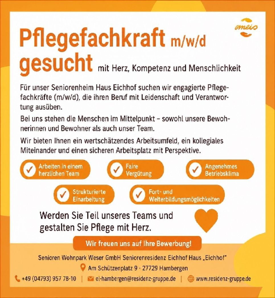 Pflegefachkraft emeis