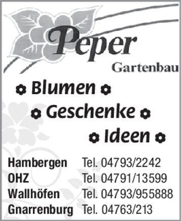 Blumen - Geschenke - Ideen