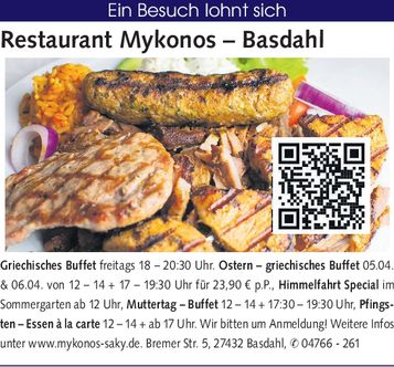 Griechisches Buffet/ Festtage