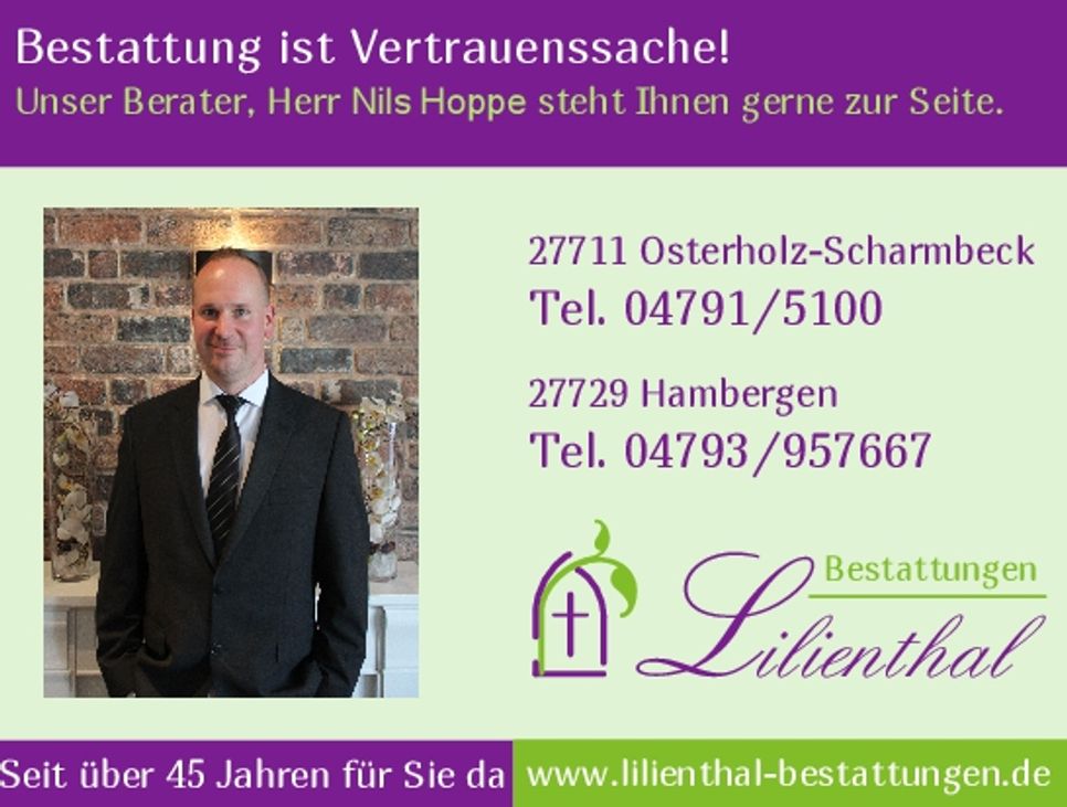 NEU Hoppe - Bestattung ist Vertrauenss.