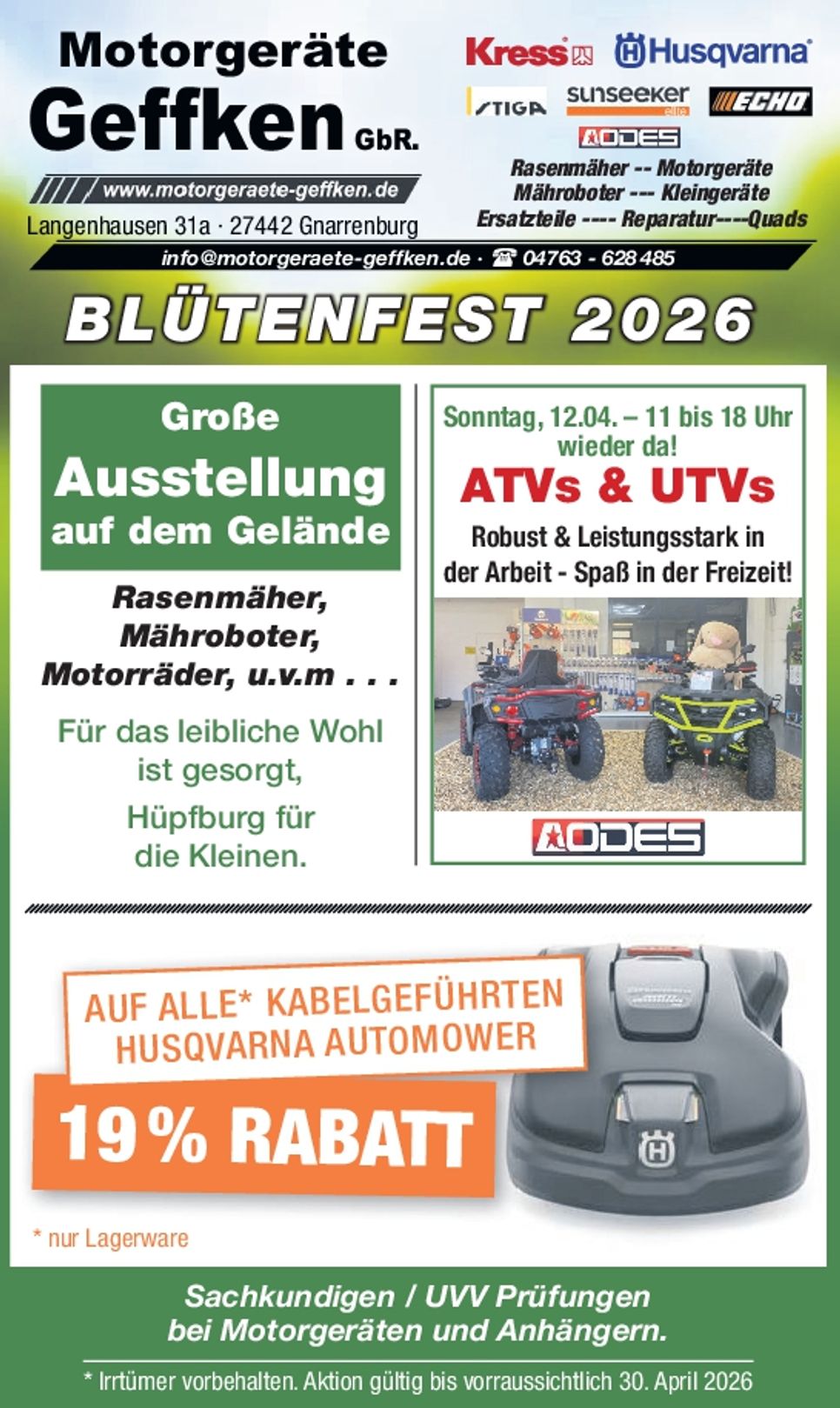 Blütenfest 2026